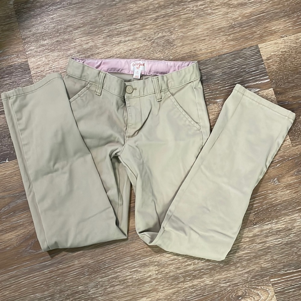 Cat & Jack Straight leg uniform Khaki pants